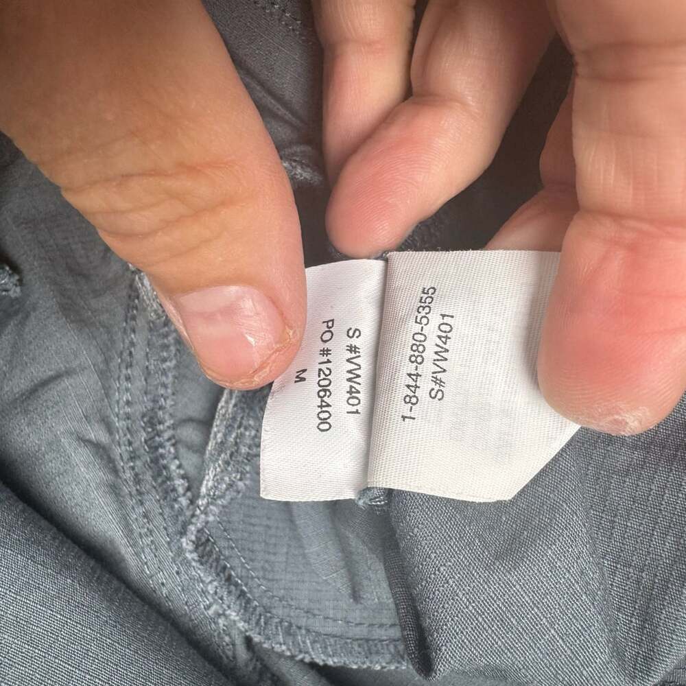 Vuori Ripstop Climber Pant Gray Drawstring Zip Pockets - Picture 13 of 15
